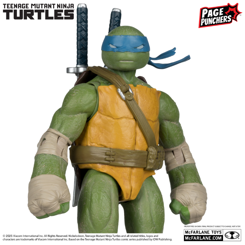 TMNT Page Punchers - Leonardo (comes with Comic!)