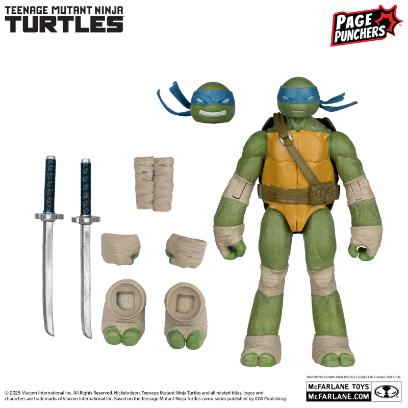 TMNT Page Punchers - Leonardo (comes with Comic!)