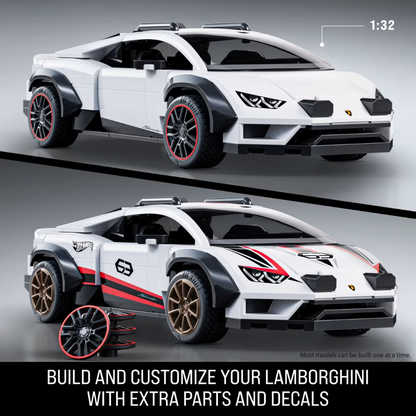 Brick Shop - Lamborghini Huracan Sterrato Building (268 Pieces)