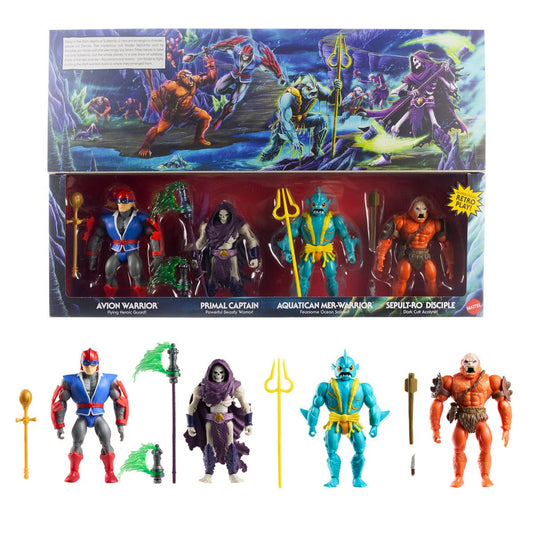 Motu Origins - Faction Soldiers 4-Pack - Battle for Subternia