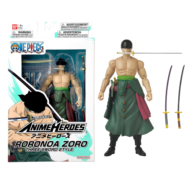 Anime Heroes - Roronoa Zoro (Three Sword Style)