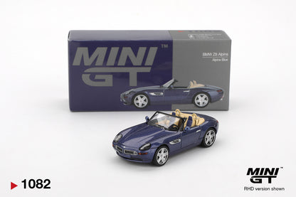 Mini GT 1169 - BMW - BMW Z8 Alpina Alpine Blue- Scale 1:64