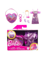Barbie Fashion Bag Purple Heart