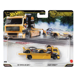 Hot Wheels Team Transport - 2020 Toyota GR Supra & Fleet Street