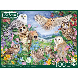 Falcon Puzzle: Owls in the Wood