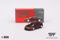 Mini GT 806 - Bugatti EB 110 GT Dark Red Metallic - 1/64