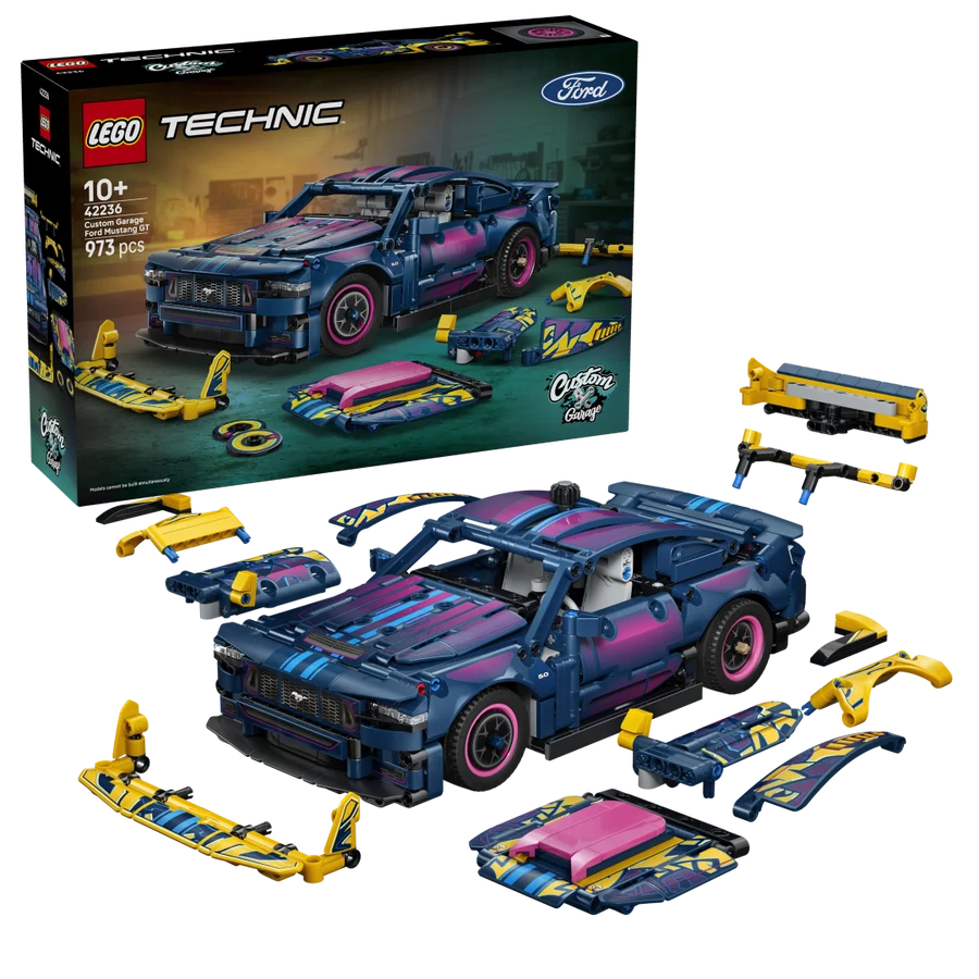 Lego Technic - Custom Garage Ford Mustang GT Car - 42236