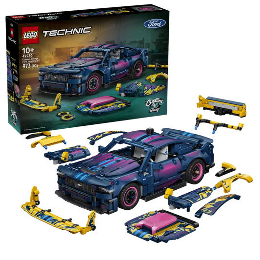 Lego Technic - Custom Garage Ford Mustang GT Car - 42236