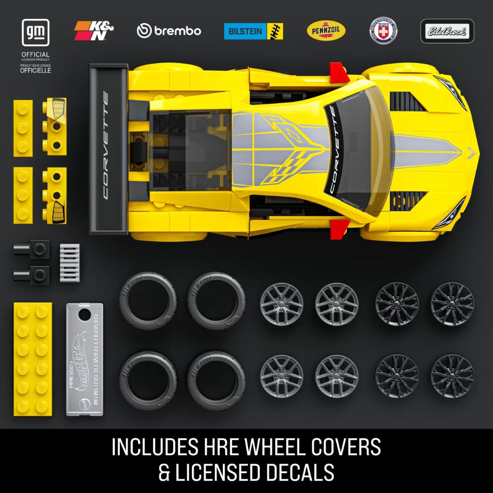 Brick Shop - ’20 Corvette C8.R Building (261 Pieces)