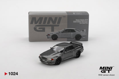 Mini GT 1024 -  Nissan - Nissan Skyline GT-R Dark Metal Gray (NISMO BNR34 CRS)  - Scale 1:64