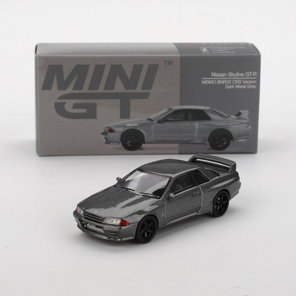 Mini GT 1024 -  Nissan - Nissan Skyline GT-R Dark Metal Gray (NISMO BNR34 CRS)  - Scale 1:64