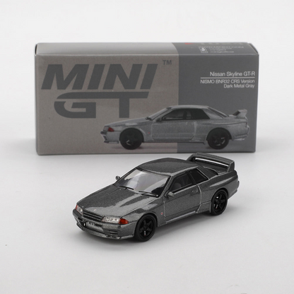 Mini GT 1024 -  Nissan - Nissan Skyline GT-R Dark Metal Gray (NISMO BNR34 CRS)  - Scale 1:64