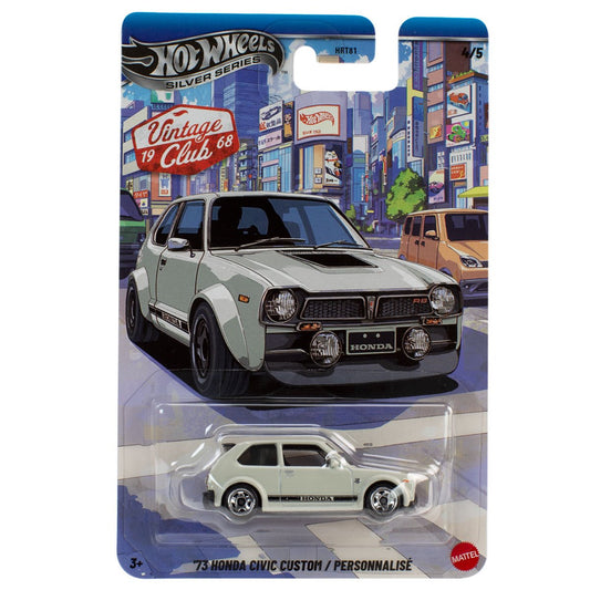 HW Silver Series - Vintage Club -  1973 Honda Civic Custom