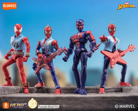 81146 - Marvel Galaxy Version - Series 6 - Spider-Man (Complete set of 9)