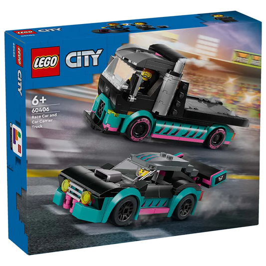 Lego City - Race Car & Carrier Truck - (60406)
