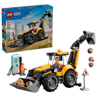 60480 - Lego City - Yellow Backhoe Loader