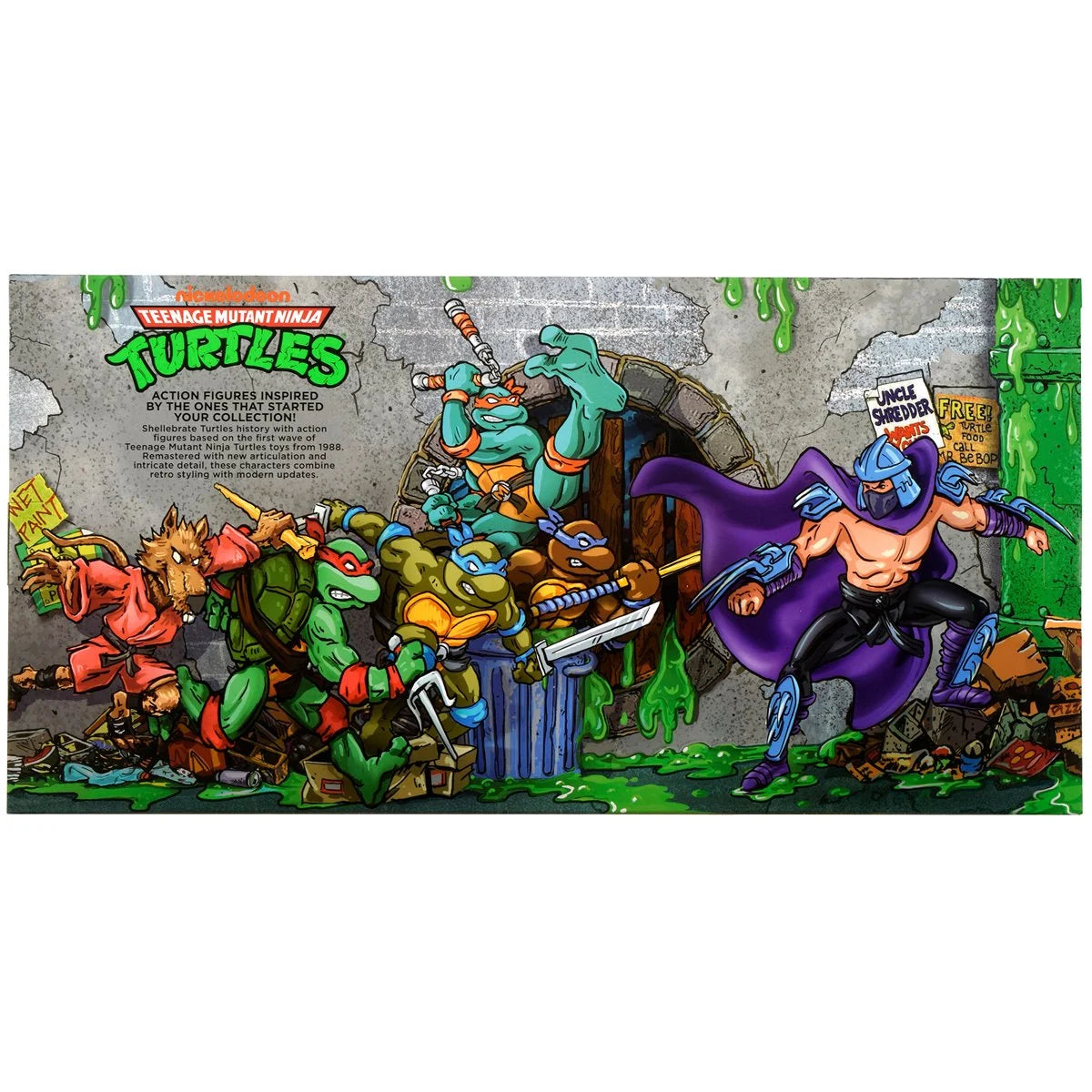 Teenage Mutant Ninja Turtles Retro Remastered Action Figure 6-Pack