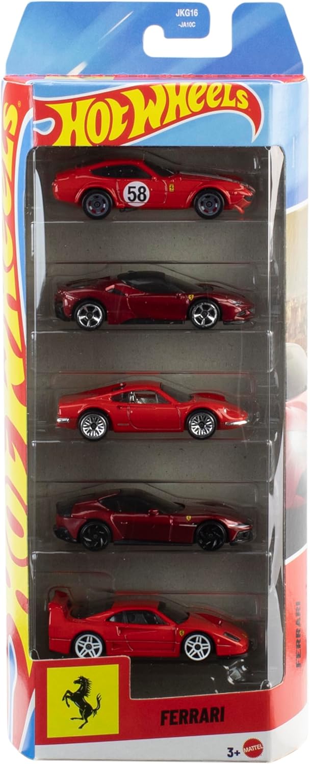 Hot Wheels - Ferrari 5 Pack