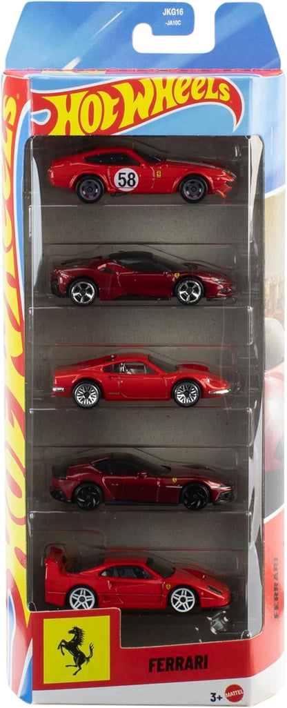 Hot Wheels - Ferrari 5 Pack