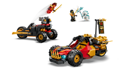 71864 - Lego Ninjago - Kai And Cole's Combiner Vehicles