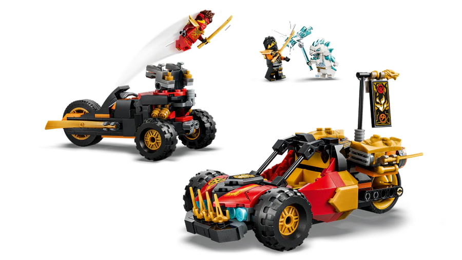 71864 - Lego Ninjago - Kai And Cole's Combiner Vehicles| Toyclick