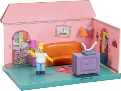The Simpsons -  Iconic Simpsons Family Home Diorama / Set (With Homer)