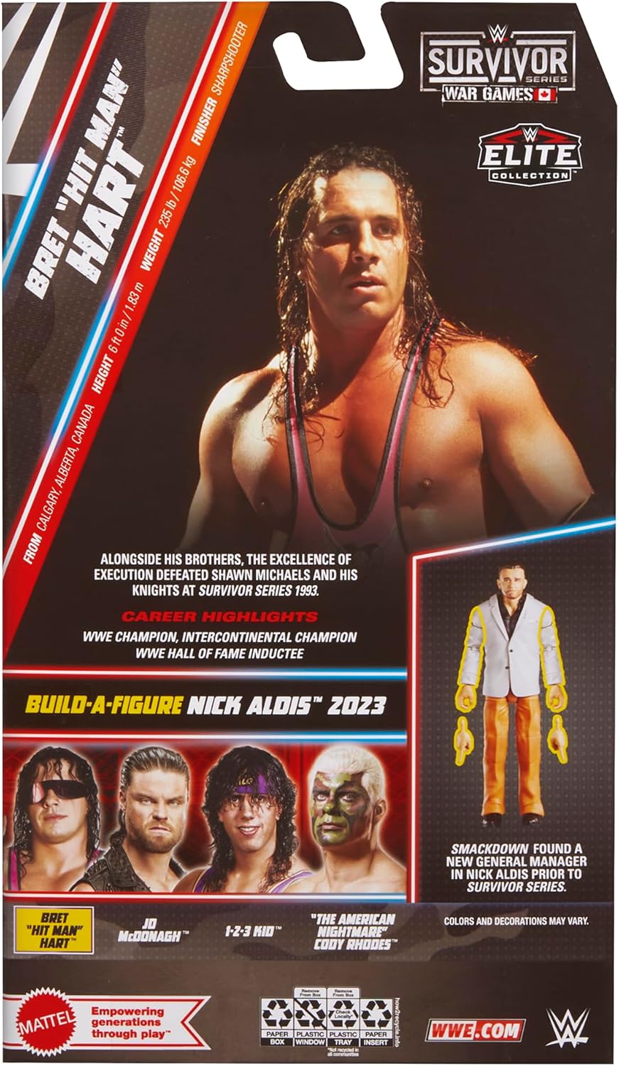 WWE Elite Collection - Bret "Hit Man" Hart (Survivor Series)