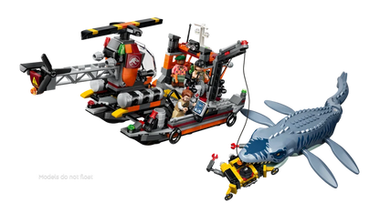 Lego Jurassic Park - Mosasaurus Dinosaur Boat Attack - (77983)