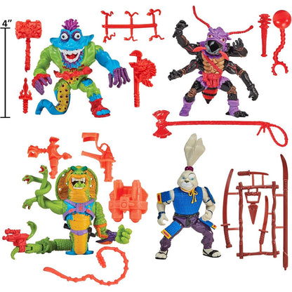 Teenage Mutant Ninja Turtles - Classic Mutants Set (4 Pack)