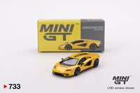 Mini GT 733 Lamborghini Countach LPI 800-4 New Giallo Orion - Scale 1:64