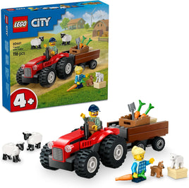 LEGO CITY Red Farm Tractor with Trailer And Sheep - (60461)