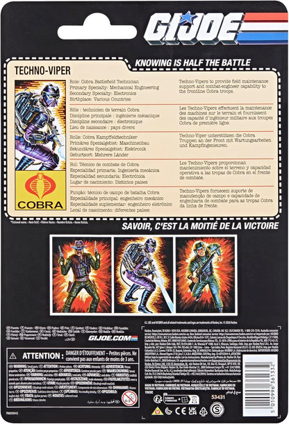 G.I. Joe Classifieds - Retro Card, Techno-Viper