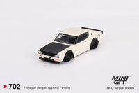 Mini GT 702 - Nissan Skyline Kenmeri Liberty Walk White - 1:64