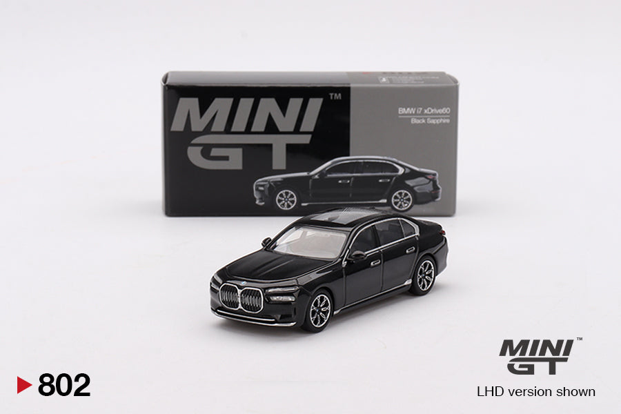 Mini GT 802 - BMW i7 xDrive60 Black Sapphire - 1/64
