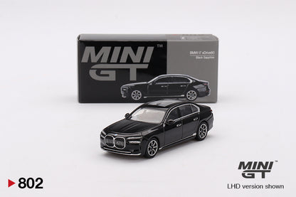 Mini GT 802 - BMW i7 xDrive60 Black Sapphire - 1/64