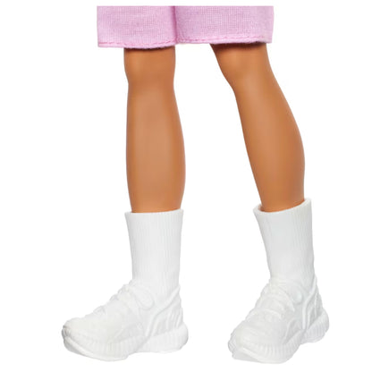 Barbie Fashionistas Ken Doll #241 in Red Striped Top And Pink Shorts With White Sneakers, Blonde