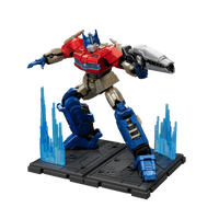 Transformers robot toy figure on a white background