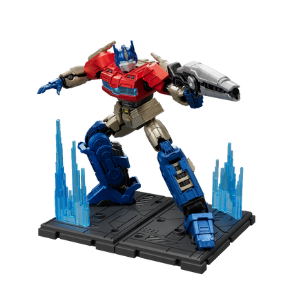 Transformers robot toy figure on a white background