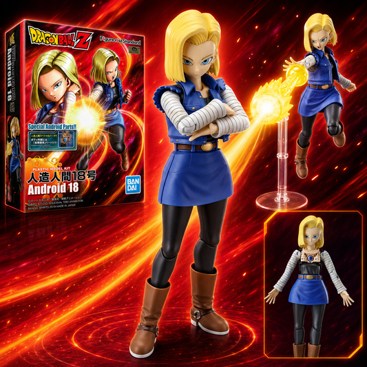 Dragon Ball Building Kits - Figure Rise Standard - Android 18 - 1:12 Scale