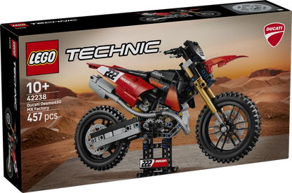 Lego Technic - Ducati Desmo450 MX Factory Motorcycle - (42238)