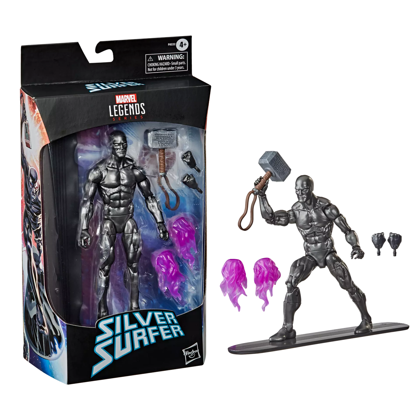 Marvel Legends - Obsidian Worthy Silver Surfer