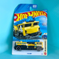 A Hot Wheels '5 Alarm' WW Heavyweights die-cast toy truck in its original blister card packaging, set against a solid light blue background.
