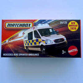 Matchbox PowerGrabs - Mercedes-Benz Sprinter Ambulance