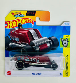 Hot Wheels Basic Fantasy - Mo-stash, moustache comb car RED