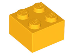 Brick 2 x 2 ( 4 in a box)
