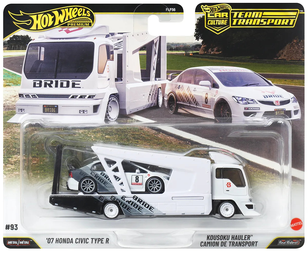 Team Transport - ‘07 Honda Civic Type R & Kousoku Hauler Camion De Transport