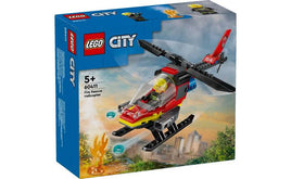 Lego City Fire Rescue Helicopter 60411