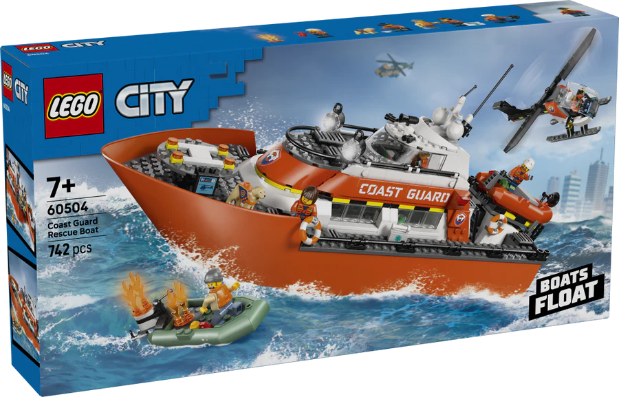 Lego - Coast Guard Rescue Boat And Helicopter - (60504)