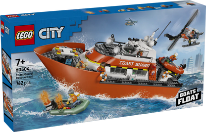 Lego - Coast Guard Rescue Boat And Helicopter - (60504)