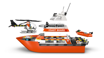 Lego - Coast Guard Rescue Boat And Helicopter - (60504)